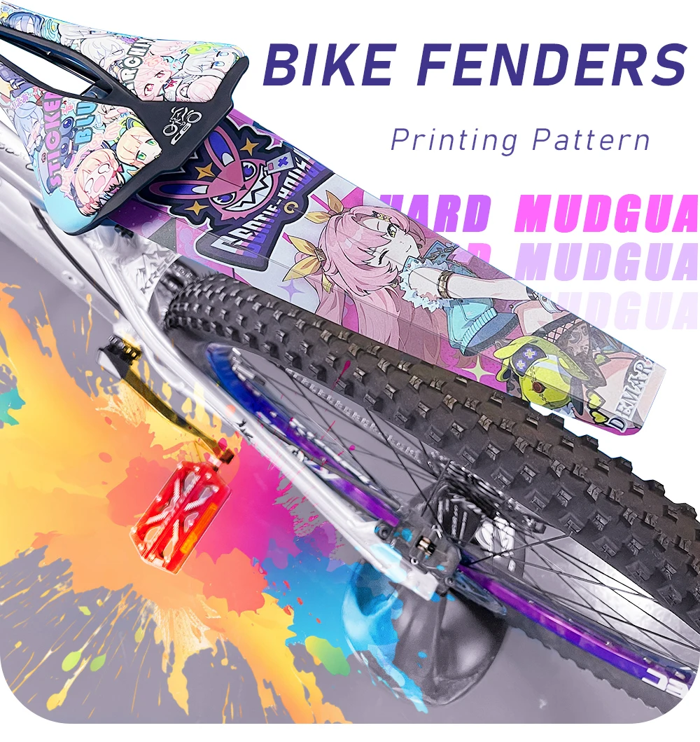 Fahrrad Kotflügel Vorne/Hinten Reifen Rad Universal Kotflügel Mtb Rennrad Flügel Schlamm Schutz Fahrrad Kotflügel Radfahren Zubehör – Detail 1