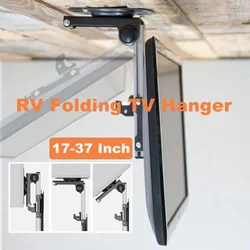 17-37 pollici RV pieghevole TV gancio Monitor per auto soffitto ascensore Stand cucina pranzo Caravan camper porta TV parti RV accessori