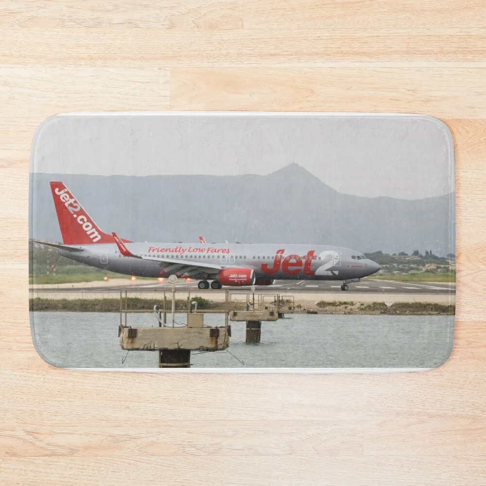 

Jet2 Plane Bath Mat Kitchen Bathroom Floor Carpets For Bathrooms Anti-Slip Bathtub Mat