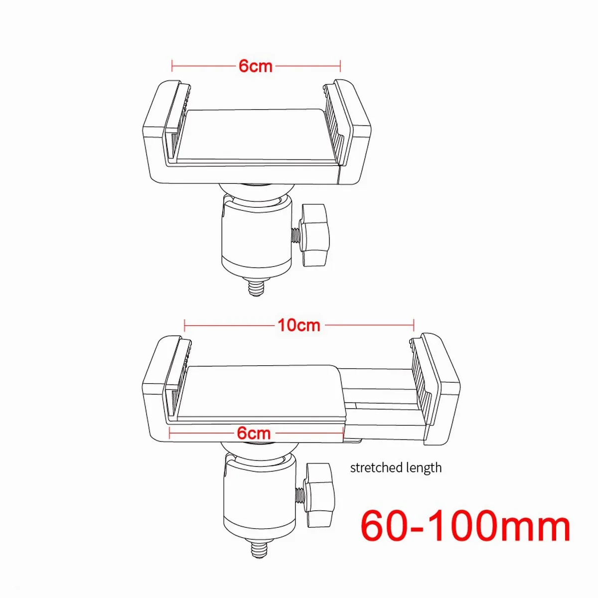 Radiolink FPV Display Monitor supporto per schermo supporto per staffa per telefono cellulare pieghevole per Controller RC4GS V2 RC6GS V2 RC