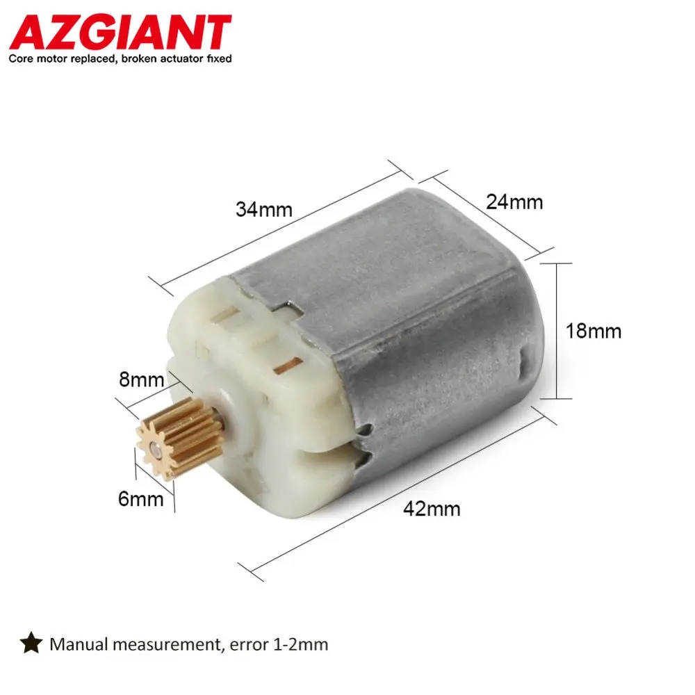 AZGIANT trunk lock motor central locking actuator 11 teeth for Ford for Audi A4 for Volkswagen trunk trunk tailgate lock