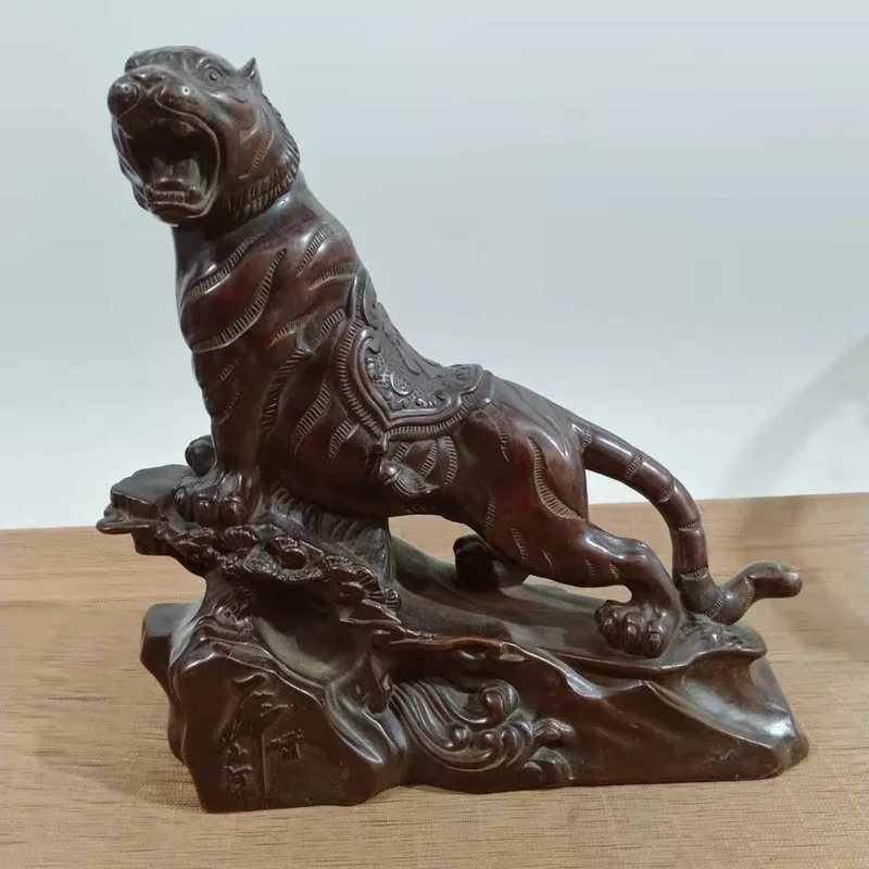 , mountain , living room decoration, home and office decor, copper tiger craft ornament
