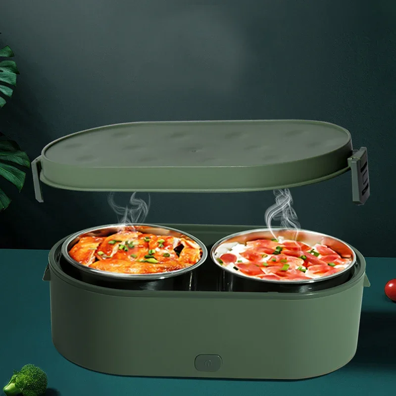 Portable USB Electric Heating Lunch Box Car Truck Office School Student Kids 24V 12V 5V Mini Rice Food Warmer Container Heater