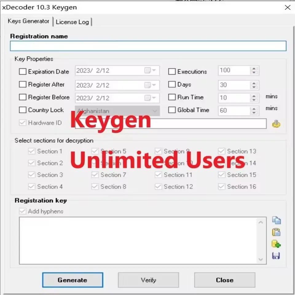 

New XDecoder 10.3 with Unlimited Keygen DTC Remover DTC OFF Delete Software Disable Error off DTCRemover for many Laptops