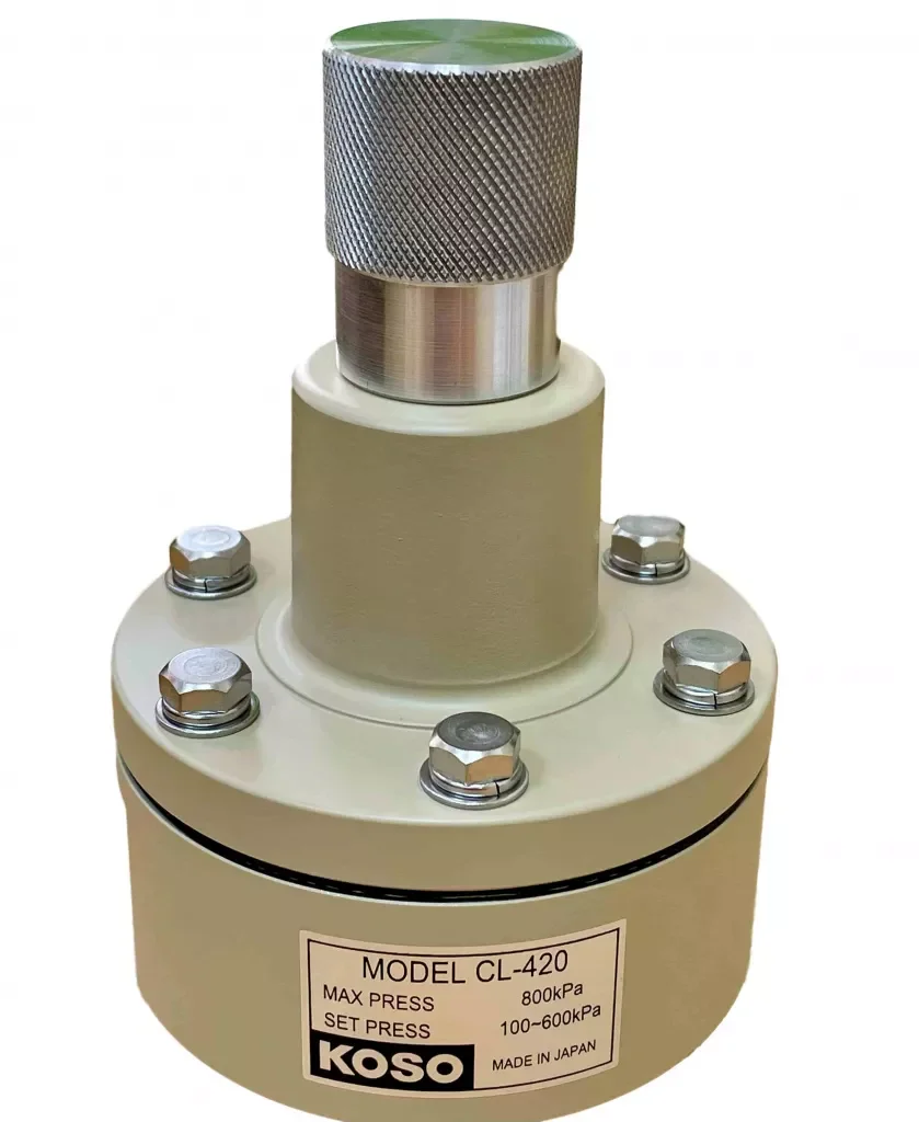 The original Japanese KOSO CL-420 lock valve determines the air source pressure for interlocking control