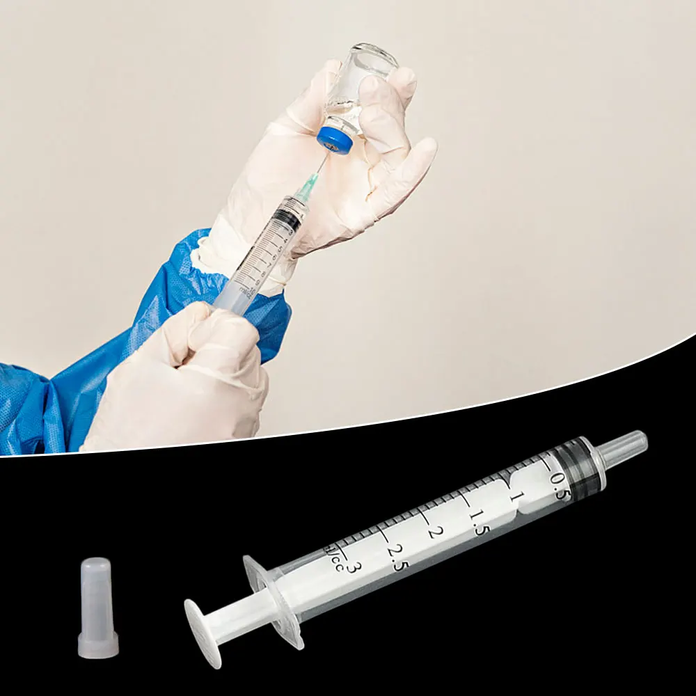 3ML Plastic Syring Injectors Pets Feeding Health Analyze Disposable Nutrient Mini Syringe Without Needles 3ml Tools
