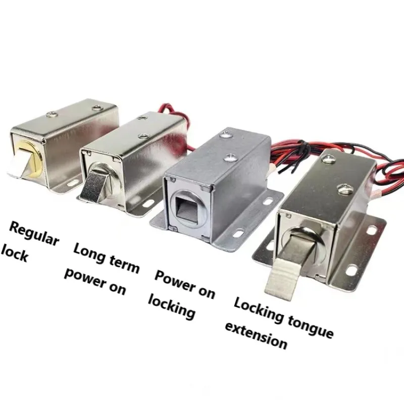 Dc 12V 24V Elektrische Kast Lade Lock Elektronische Plug-In Deurslot Magneetsluiting Voor Express Locker