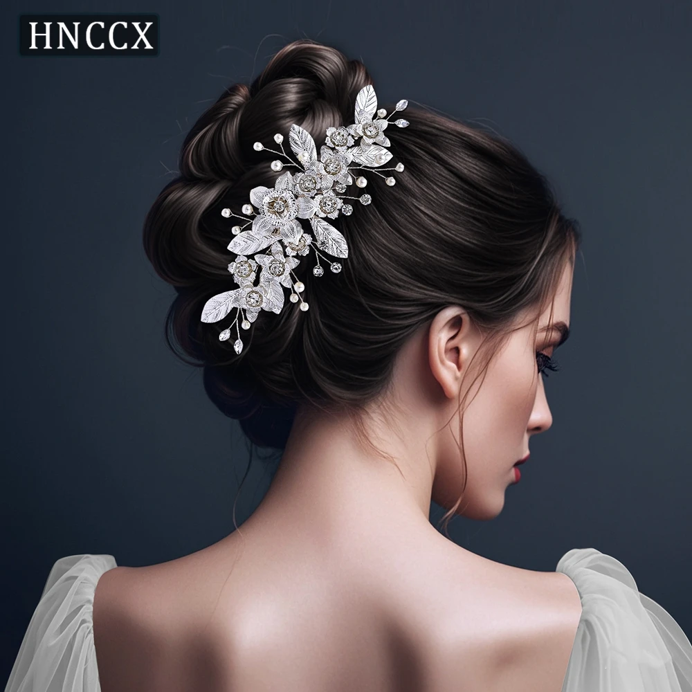YouLaPan Popular Metal Hairpins Alloy Leaves Hair Comb Unique Design Bridal Headpiece Elegant Wedding Hair Accessories HP520