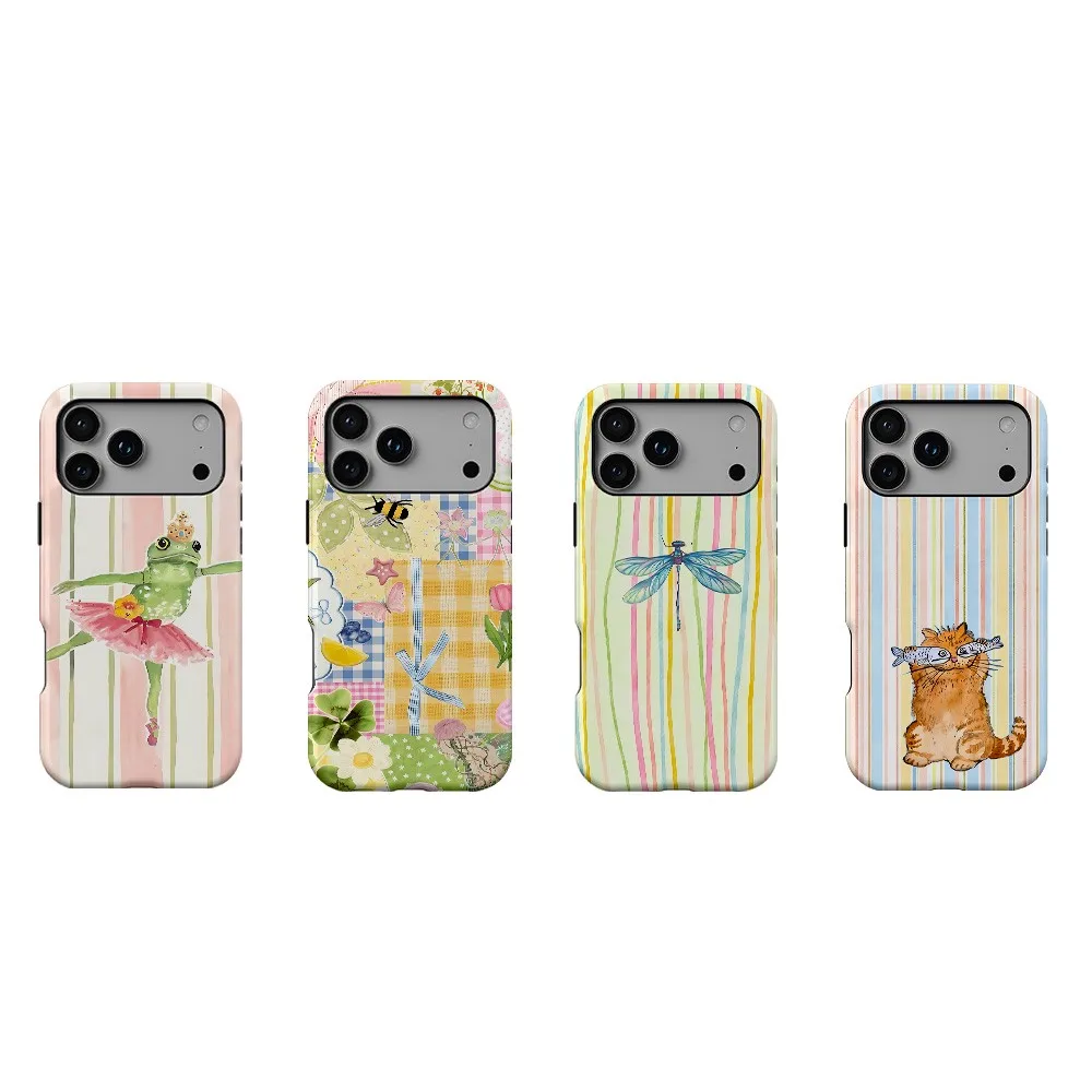 Cute Critters Phone Case for Samsung Galaxy S20 S23 S24 S25 S26 Plus Ultra Edge 5G Luxury Double-layer Back Cover