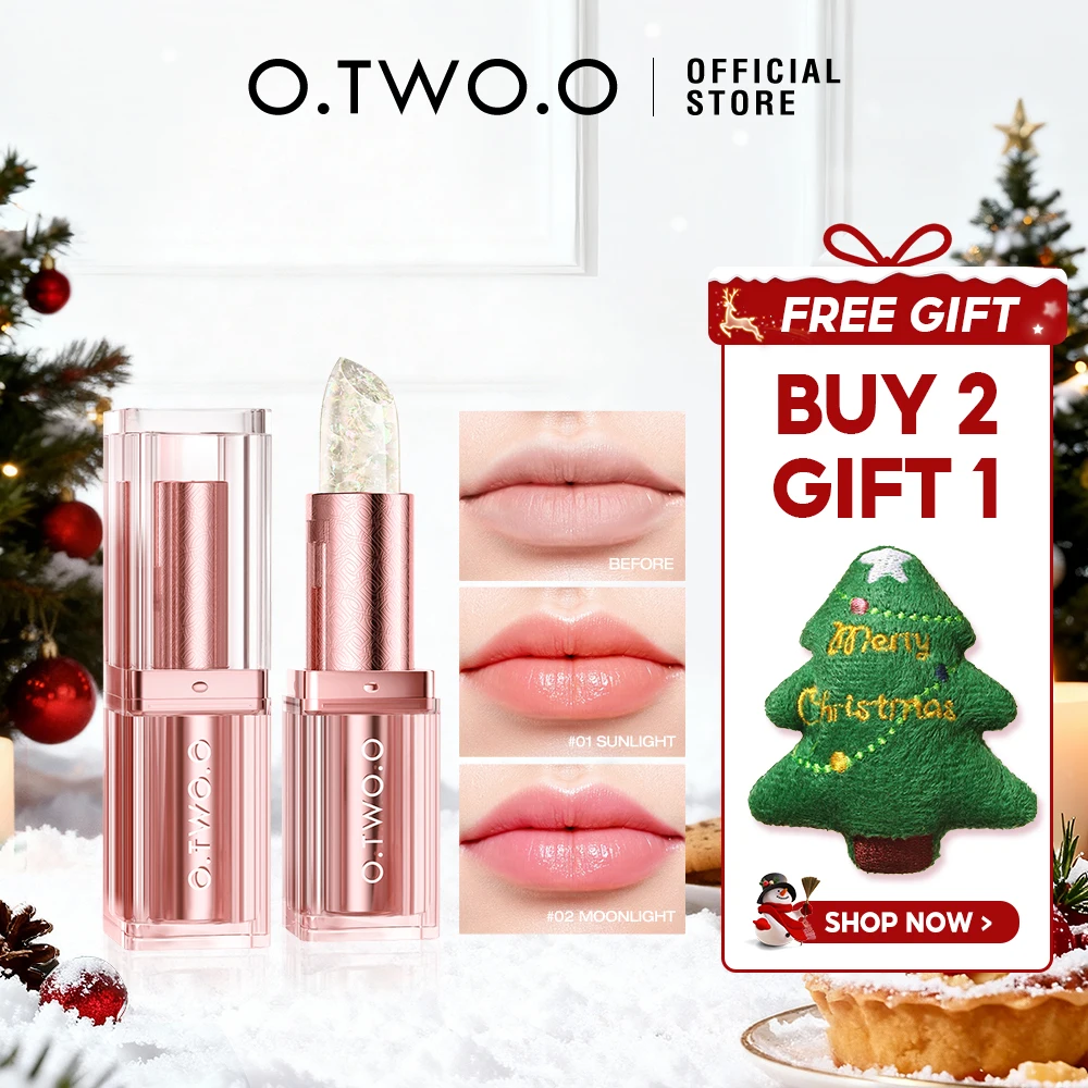 O.TWO.O Lippenstift Lipgloss Lippenbalsem Kleur Veranderende Overdrachtproof Langdurige Niet-plakkerige Hydraterende Glans Zorg Lip Tint Make-Up