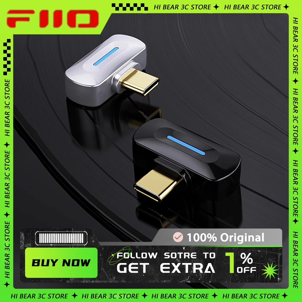 Fiio Bt11 Type-C Bluetooth 5.4 Transmitter For Mobile Game Player To Wireless Headphone Support Ldac Aptx Adaptive Customize