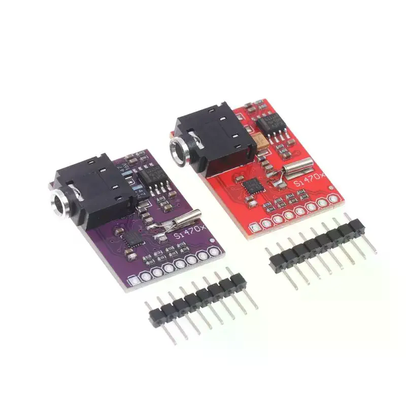 

Si4703 FM Radio Receiver Module With RDS I2C Interface 3.3V For Arduino ESP32 DIY Audio Project