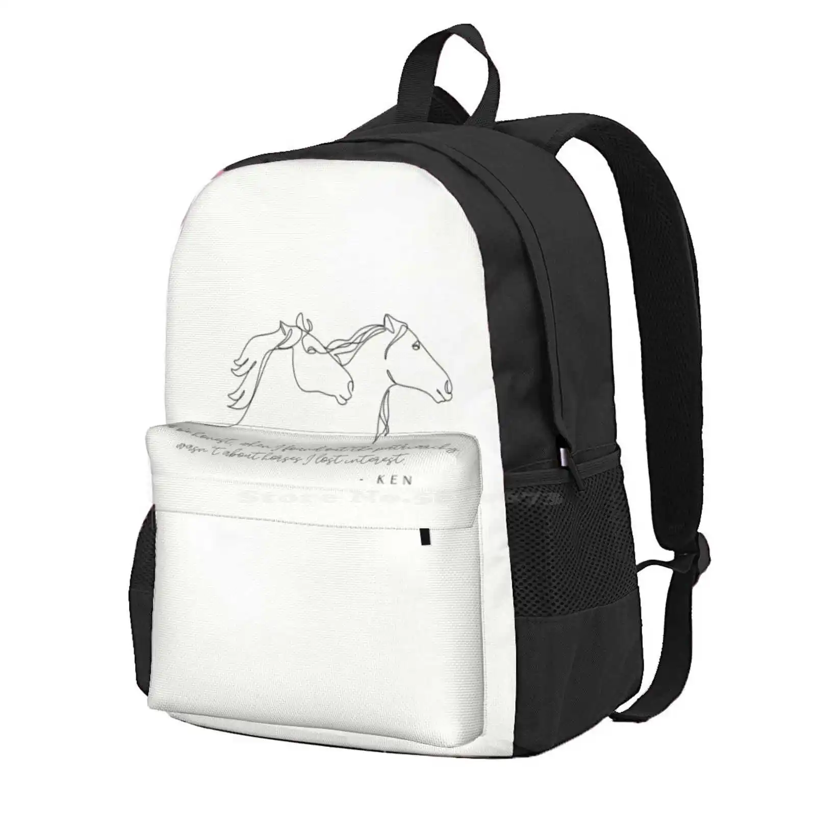 To Be Honest, When I Found Out The Patriarchy Wasn'T About Horses, I Lost Interest. Hot Sale Schoolbag Backpack Fashion Bags