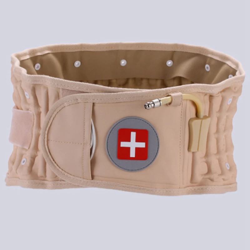 Декомпрессионный Поясничный поддерживающий пояс для талии, воздушный Тяговый бандаж для спины, рельефный пояс для спины, снятие боли в спине, массажер унисекс