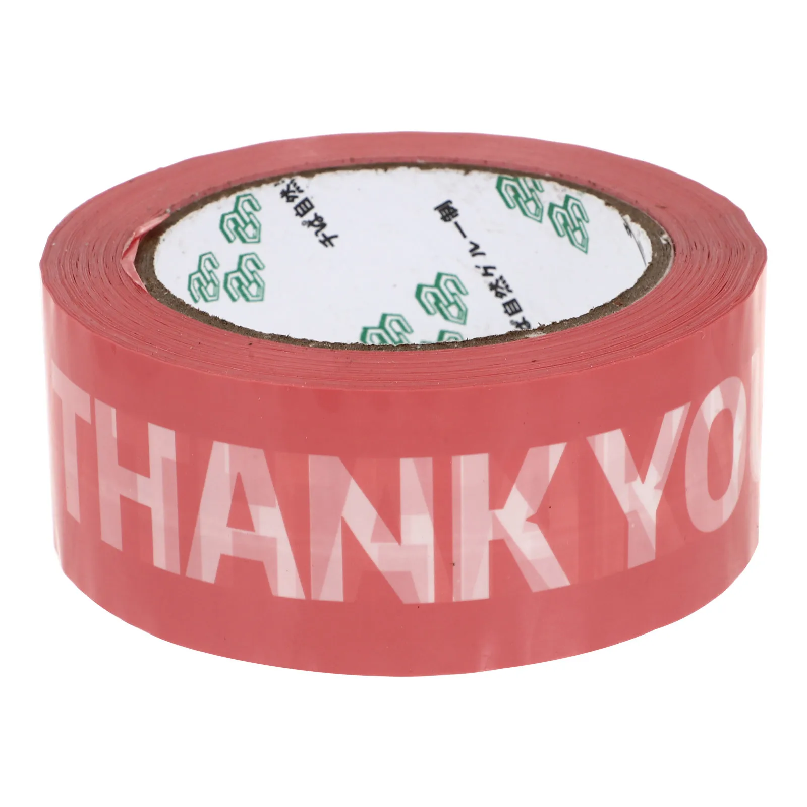 1 Roll Pink Washi For Gift Packaging Decorative Adhesive Multipurpose Diy Sealing Festival Craft Tape Thank You Printed Plastic