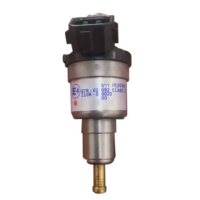NEW  Haoxiang  Rail Gas Fuel Injector Nozzle 110r0020 67R-010092 110R-000020  67R010092 for Keihin LPG CNG Gas Orange Class 2