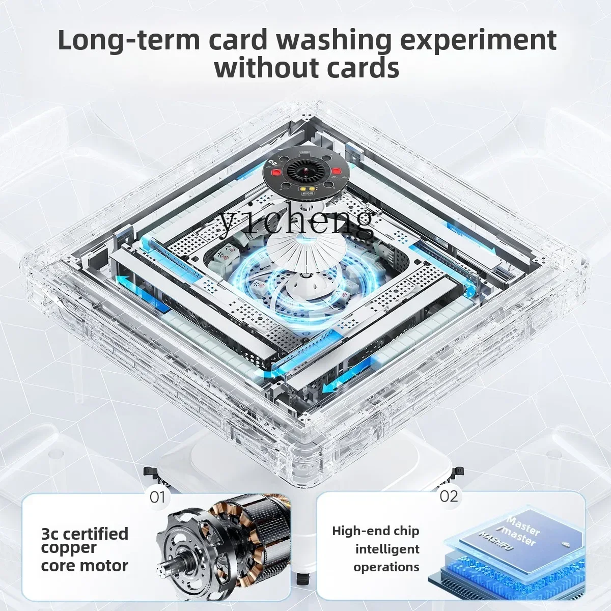 BB mahjong machine automatic household folding mahjong table dining table