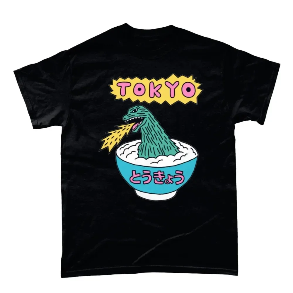 

2025 Japanese Style Cute Funny Monster T-Shirt Trendy Men Women Novelty T Shirt Oversized Soft Cotton Casual Harajuku Tees Gifts