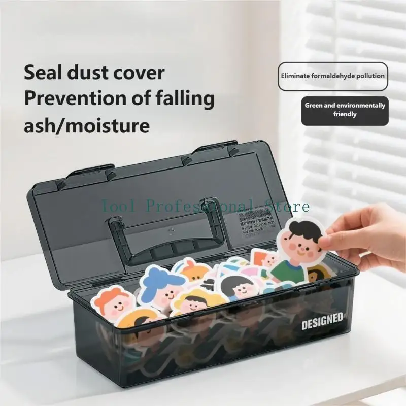 57qf-コンポーネントの簡単な識別のための明確なビューツール収納ボックスコンテナケース