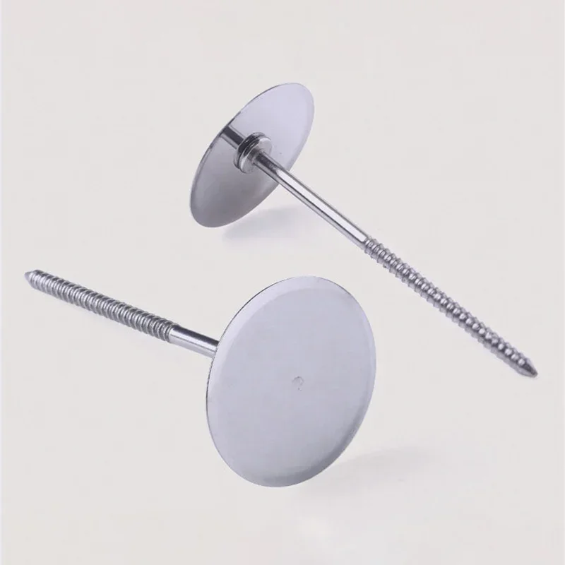 4pcs/set Cake Flower Nails Stainless Steel Piping Nail Baking Piping Stands Tools Removable Ice Cream Cake DIY Decorating Tools