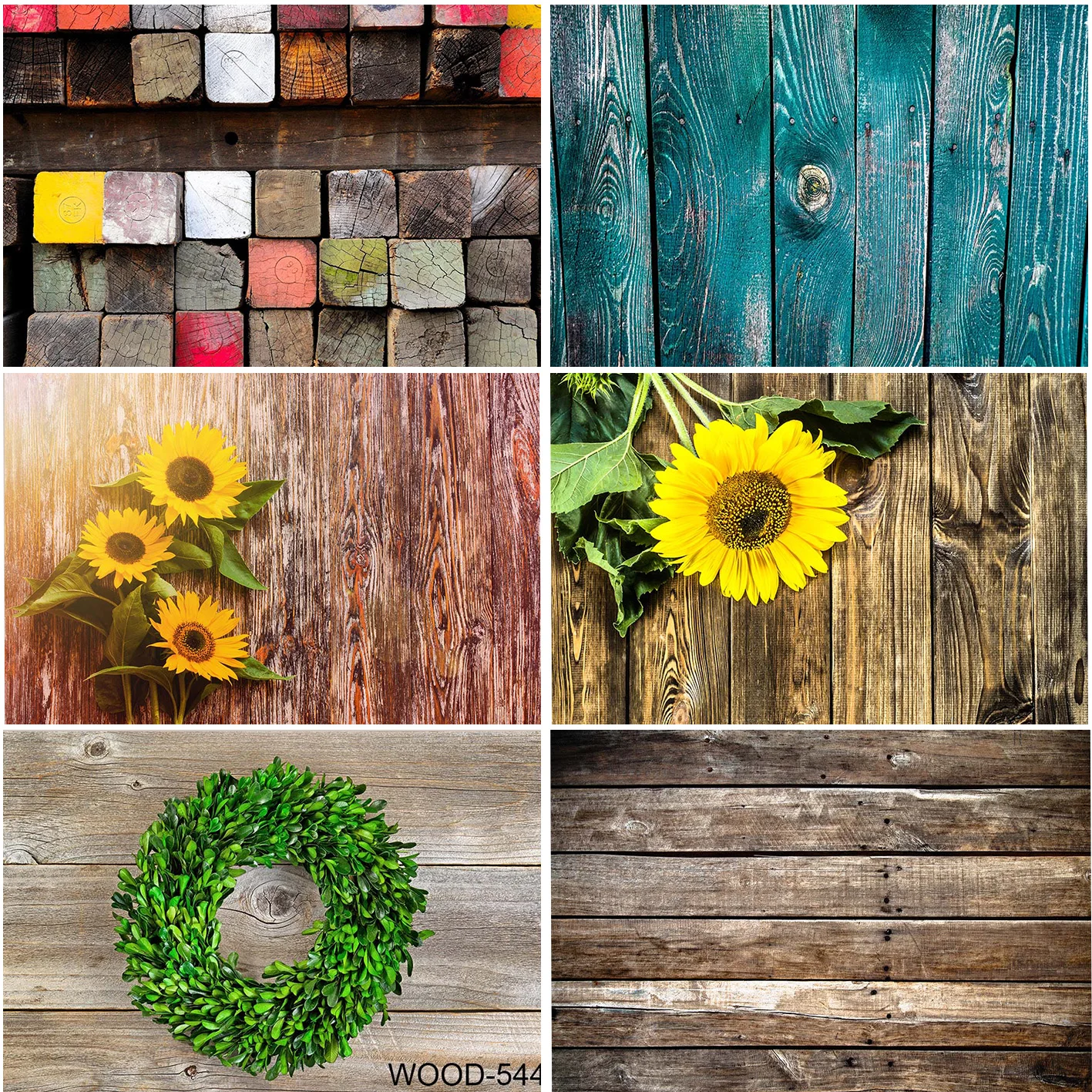 

Wooden Flower Wall Wedding Backdrop for Photography Bridal Shower Party Decoration Background for Photo Studio Photocall Prop