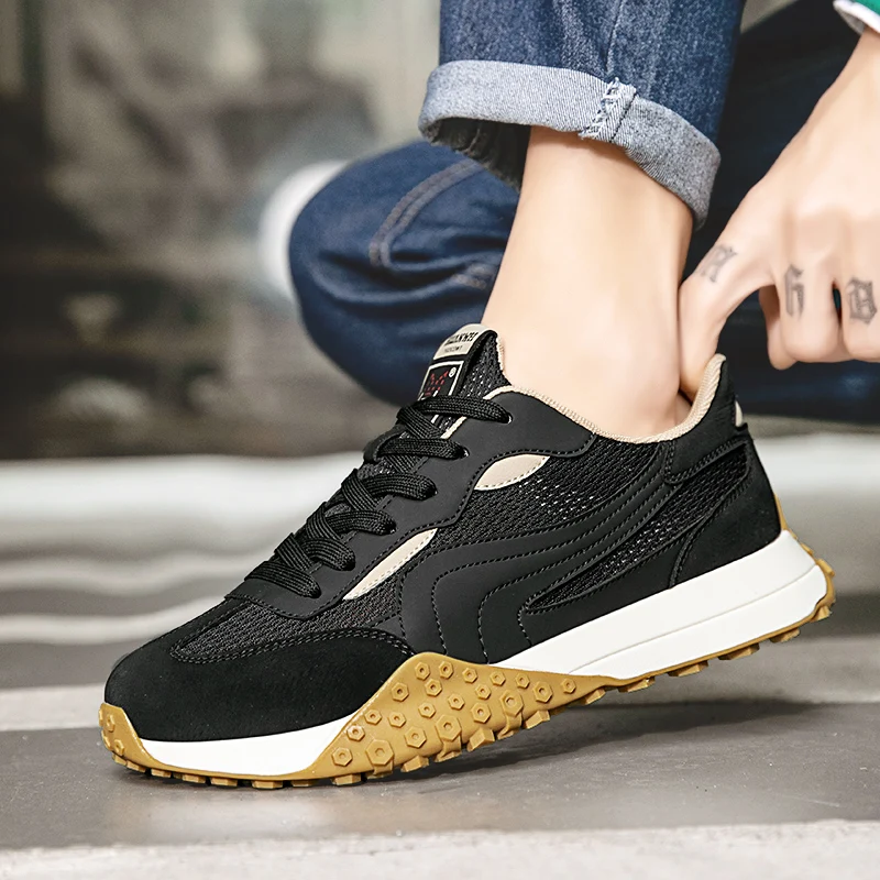 Zapatos de lona para exteriores para hombre con forro transpirable: diseño fresco y elegante, perfectos para desplazamientos, viajes al aire libre y informales