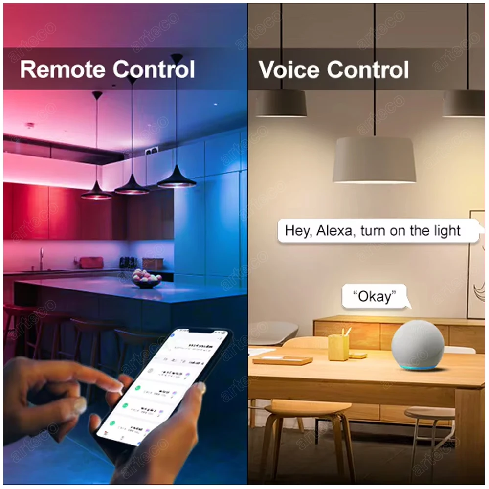 18W 15W Zigbee 3.0 Led Light bulb RGB CW Tuya Smart Home Led Lamp Zigbee E27 Bulbs Compatible With Alexa Amazon Google Assistant