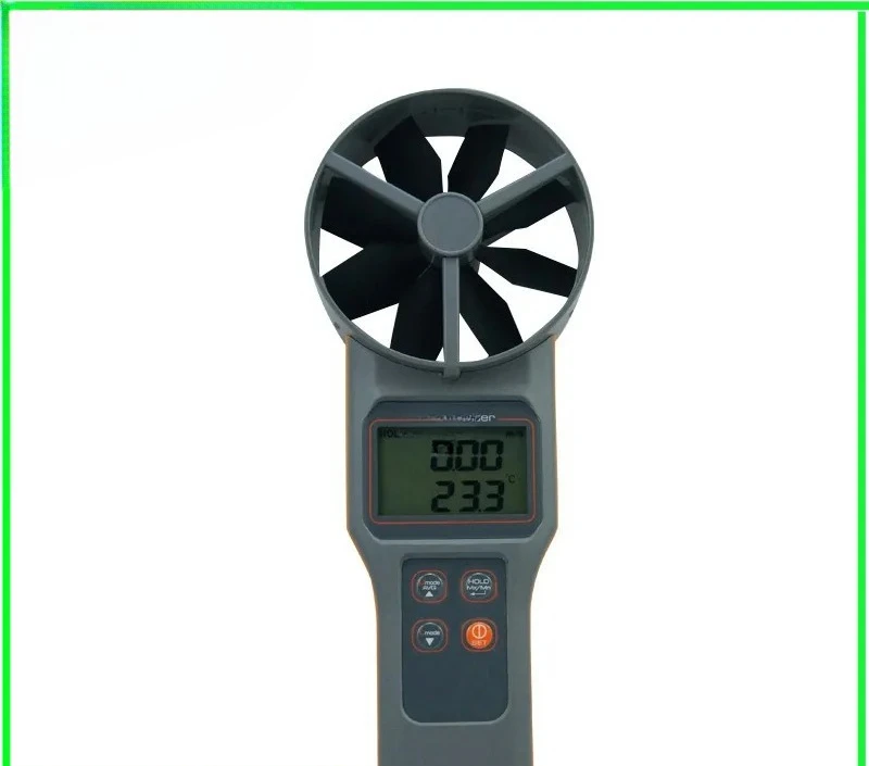 Multifunctional anemometer, measuring wind speed, air volume, carbon dioxide, temperature and humidity, anemometer