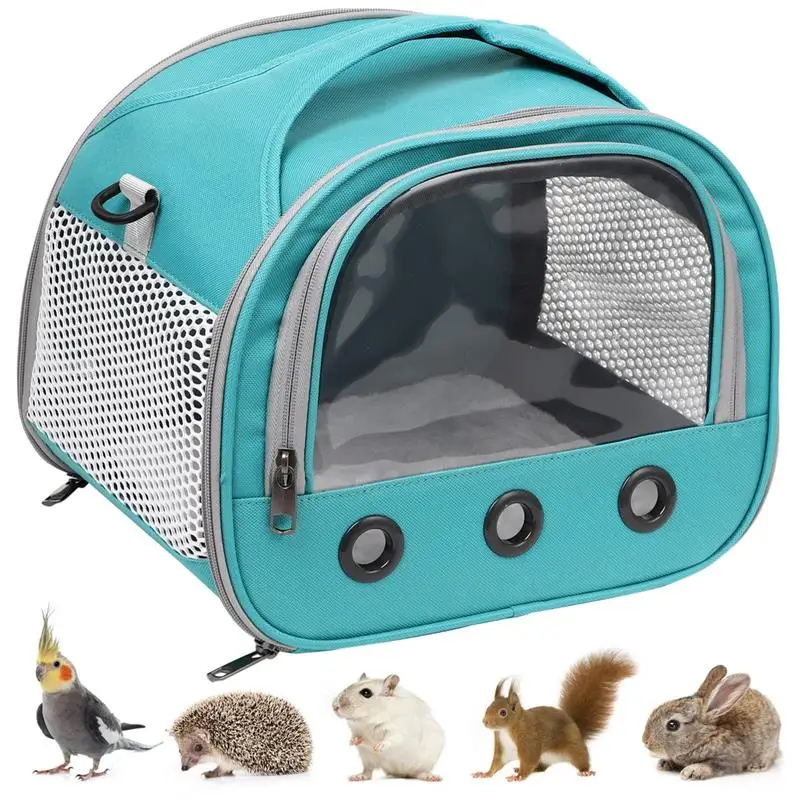 Guinea Pig Travel Carrier Small Animal Carrier Bag Portable Bag Strap For Hedgehog Squirrel Chinchilla Rabbit Turtle Carrier Bag