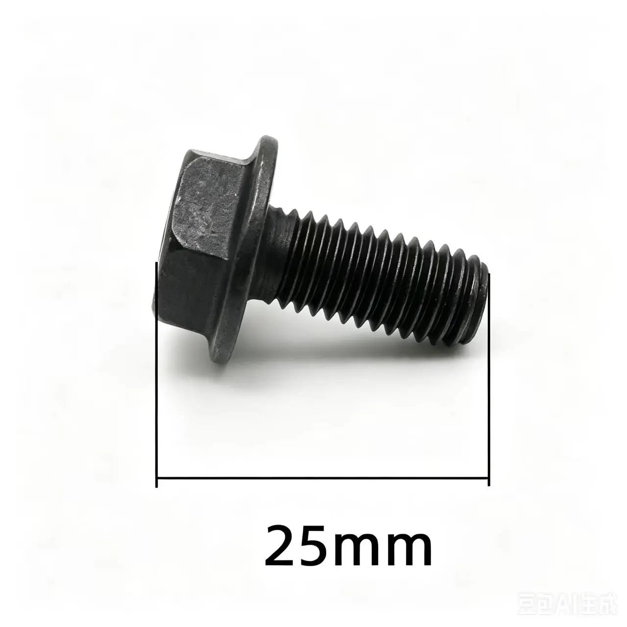 8x25mm Reverse Thread Screw for 255 Aluminum Cutting Machine Provides Secure Fixation for 10 Inch Cutting Discs