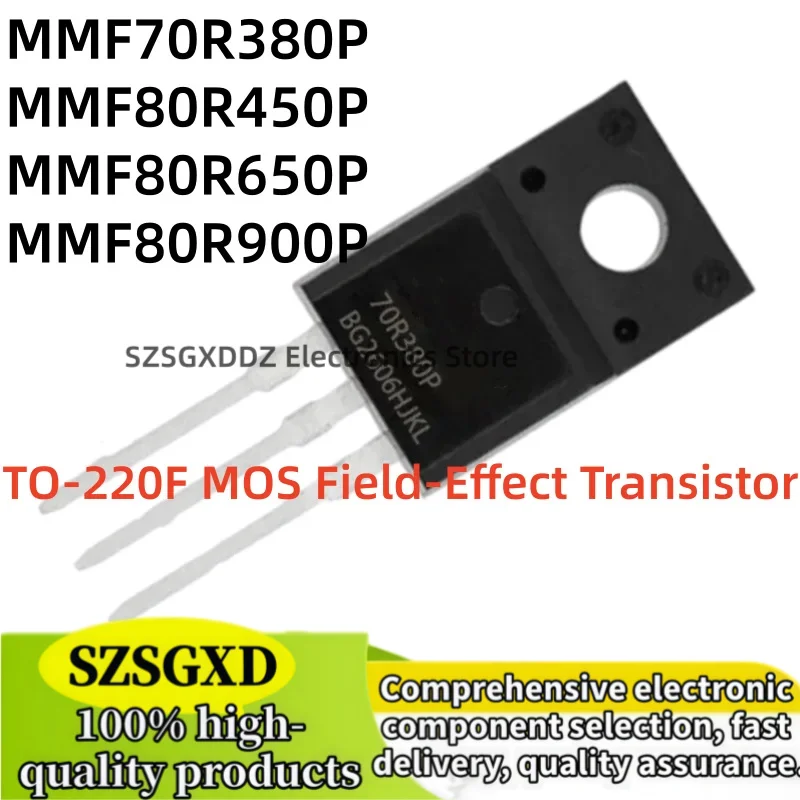 10-20Uds new 70R380P 80R450P 80R650P 80R900P MMF70R380P MMF80R450P MMF80R650P MMF80R900P TO-220F MOS Field-Effect Transistor