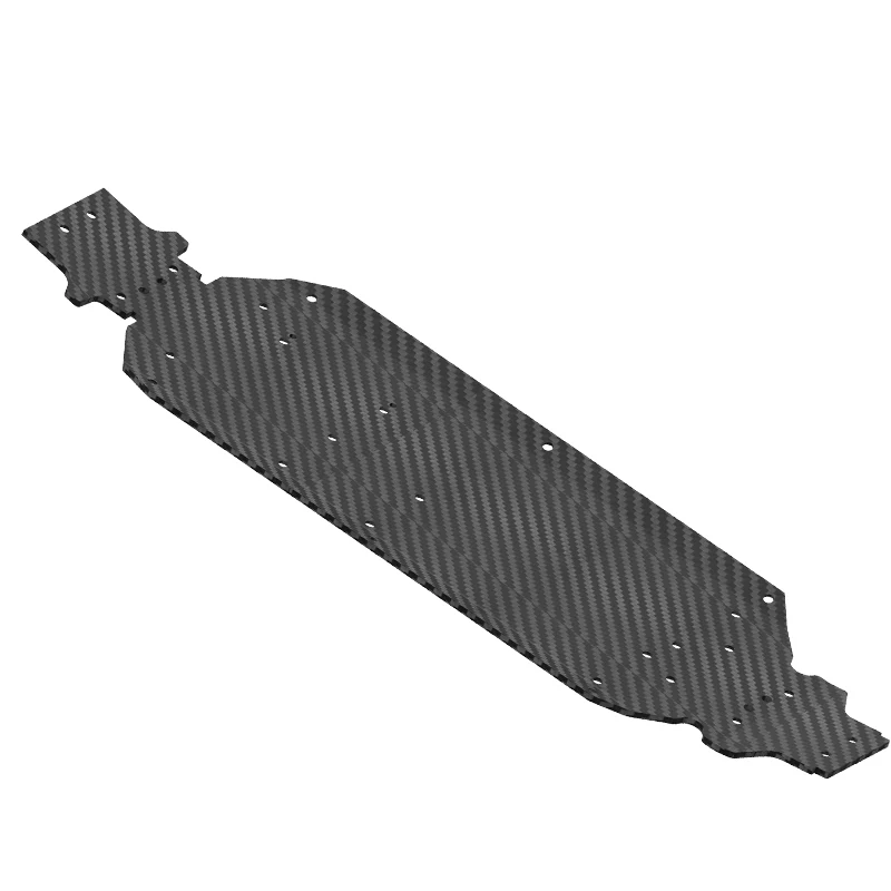 AM-X12 AM-D12 RC Car Spare Parts AM-D12 Special Upgrade 6061-T6 Material Chassis AM-X12 Metal Carbon Fiber Chassis