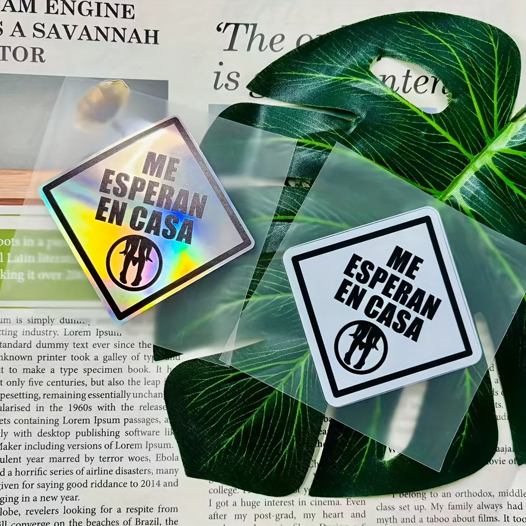 قطعة واحدة من ملصق الدراجة النارية، ملصق تقليم الخوذة: "إنهم ينتظرني في المنزل مع زوجة سامة" - للشاحنات، #2