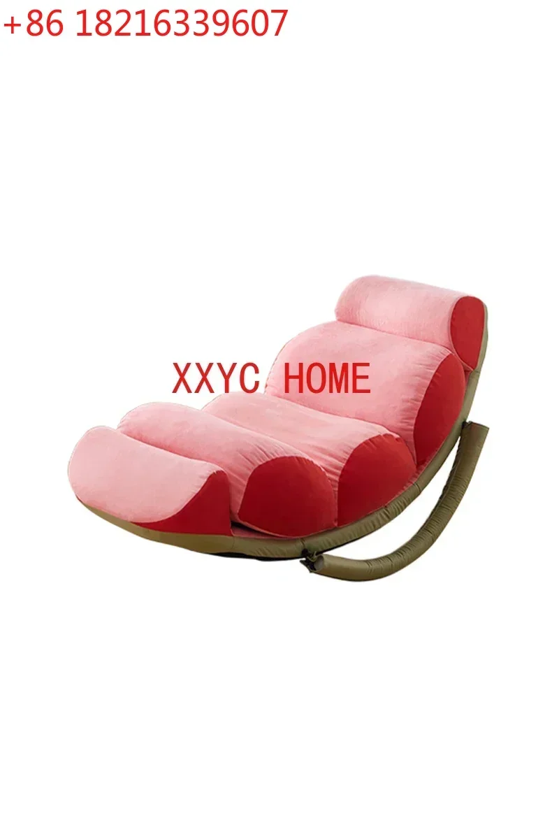 TAO Bedroom Rocking Chair Reclining and Sleeping Small Sofa Balcony Leisure Recliner