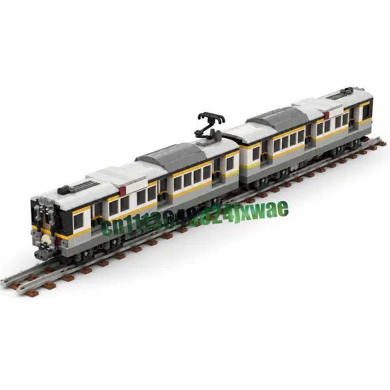 NEW 1120PCS Japanese Commuter Train MOC Building Blocks Custom Assembly DIY Creative Model Puzzle Educational Toy Popular Gift