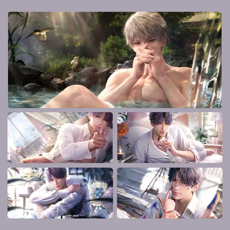 

Love And Deepspace Xavier Zayne Rafayel Merch Коврик для мыши Игровой настольный коврик Аниме Персонаж Клавиатура Коврик для ПК Ноутбук Девушки Подарок