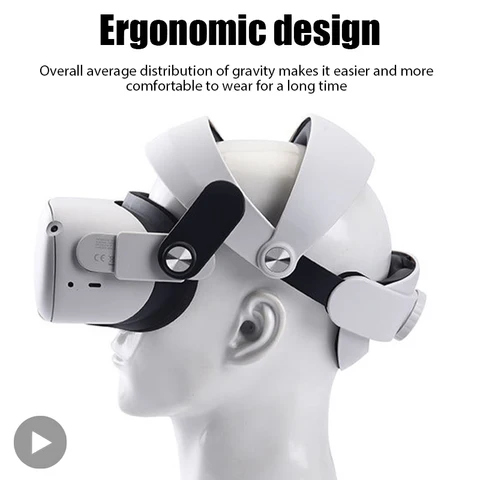 Headband Head Strap Holder For Meta Quest 2 Quest2 Virtual Reality VR…