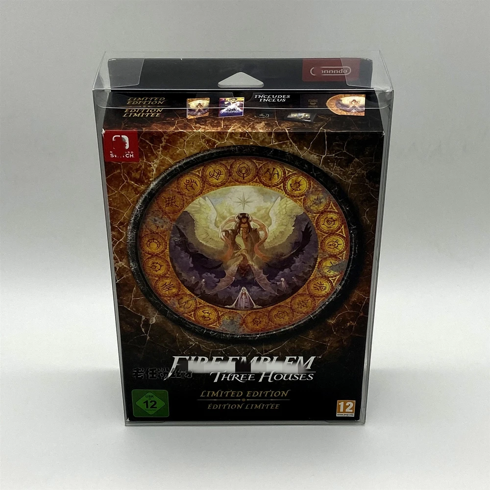 Collection Display Box For Fire Emblem: Three Houses/Nintendo Switch Game Storage Transparent Boxes TEP Shell Clear Collect Case