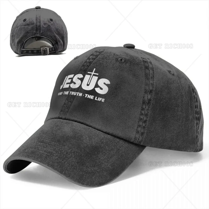 Gesù Cristo Il Via La Verità La Vita Berretto da baseball Cappelli da uomo Cappelli da donna Protezione visiera Cappellini snapback