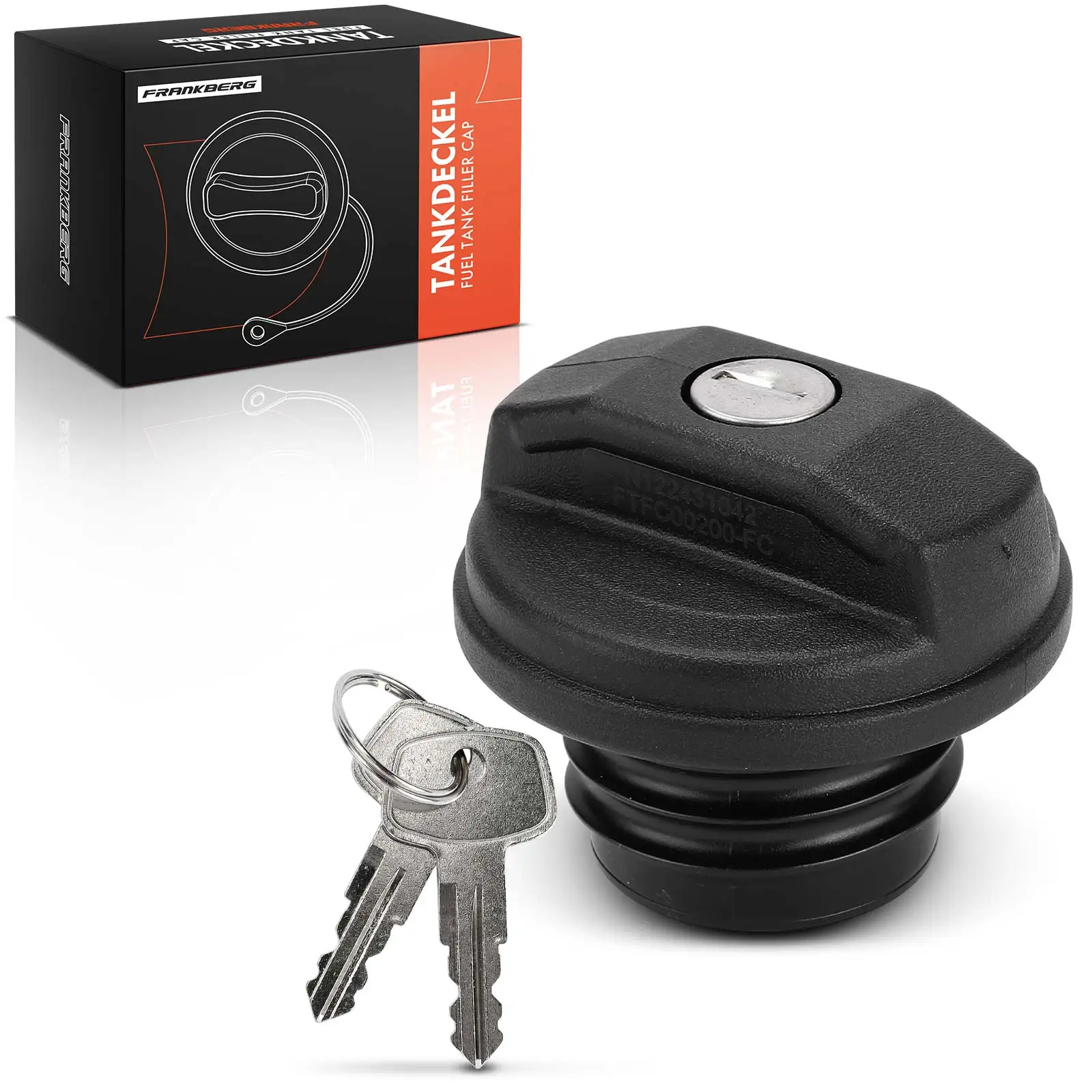 Frankberg 1x tankdop voor Land Rover Defender 90 110 130 2.2L 2.4L WLD100730 WLD500200 68013500AA LR032977