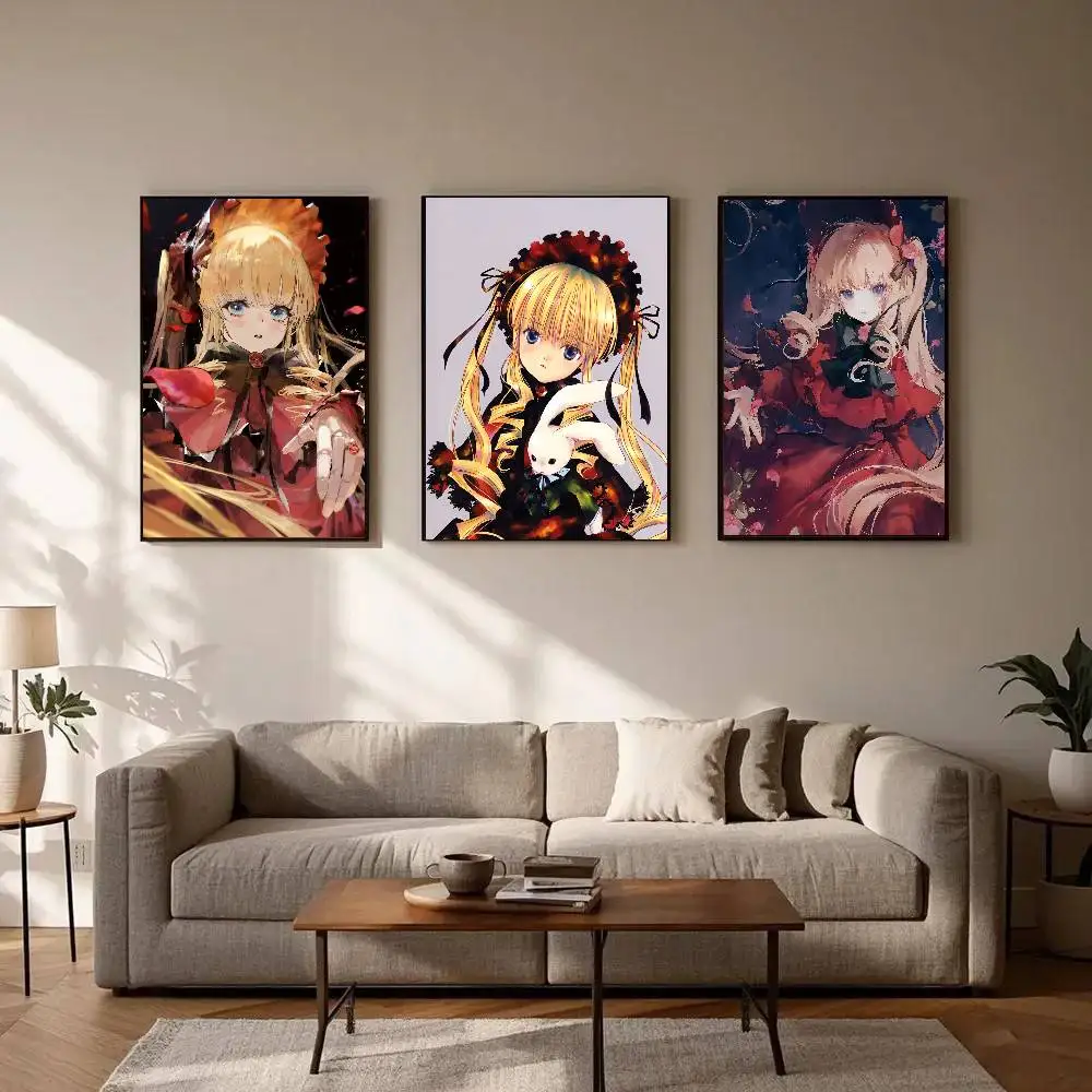 Shinku Anime R-Rozen M-Maiden Posters Living Room Bar Cafe Quality Canvas Vintage Style Comics Painting Art Home Wall Decor Pic