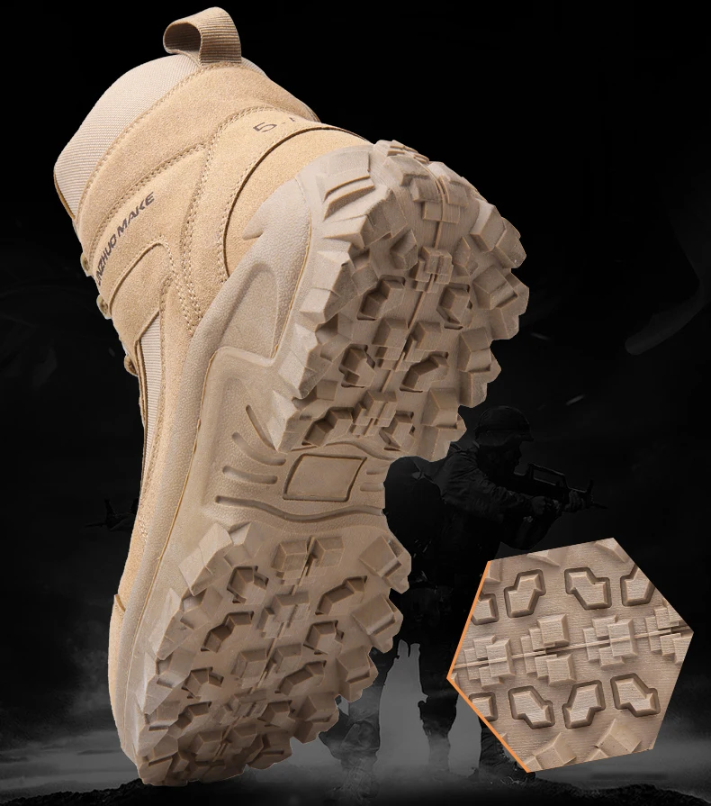 Neue männer Stiefel Taktische Schuhe Outdoor Turnschuhe Wanderschuhe Bergsteigen Walking Jogging Stiefeletten Botas Cuturno Masculinas – Detail 4