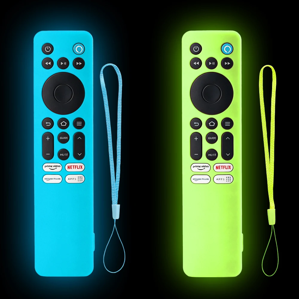 Capa remota de silicone para redmi fire tv e amazon fire tv stick 4k max alexa remoto antiderrapante manga protetora à prova de choque