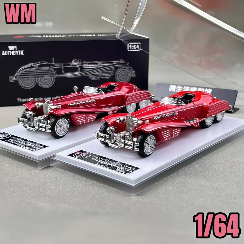 1:64, carro esportivo Snake Schmidt V16 de nove caudas, modelo colecionável de carro de réplica em miniatura fundido em liga metálica, item decorativo para adultos