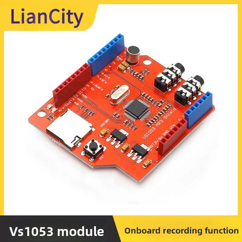 

VS1053Module VS1053 MP3Recording Module Development Board (On-Board Recording Function)