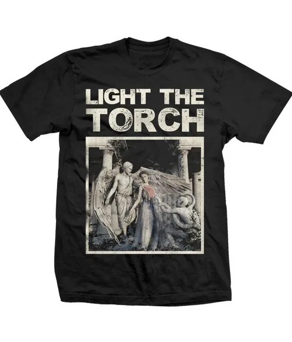 Vtg Light The Torch Revival Album Cotton Black Full Size T Shirt AA2116