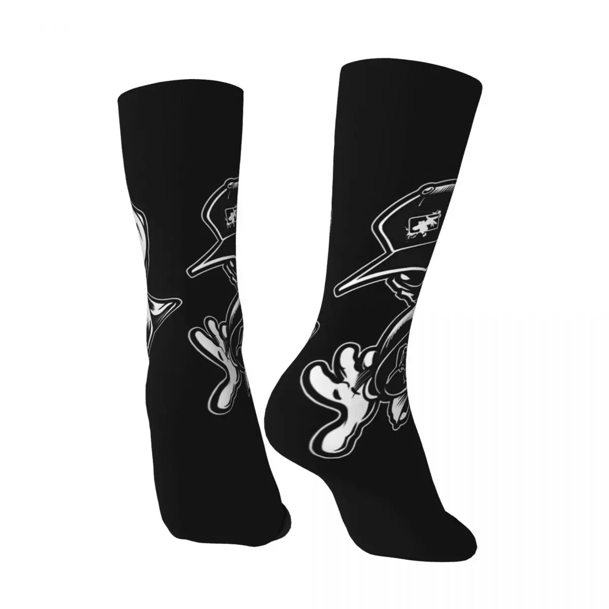 Retro Swag Men's compression Socks Unisex Limp Bizkit Street Style Seamless Printed Novelty Crew Sock