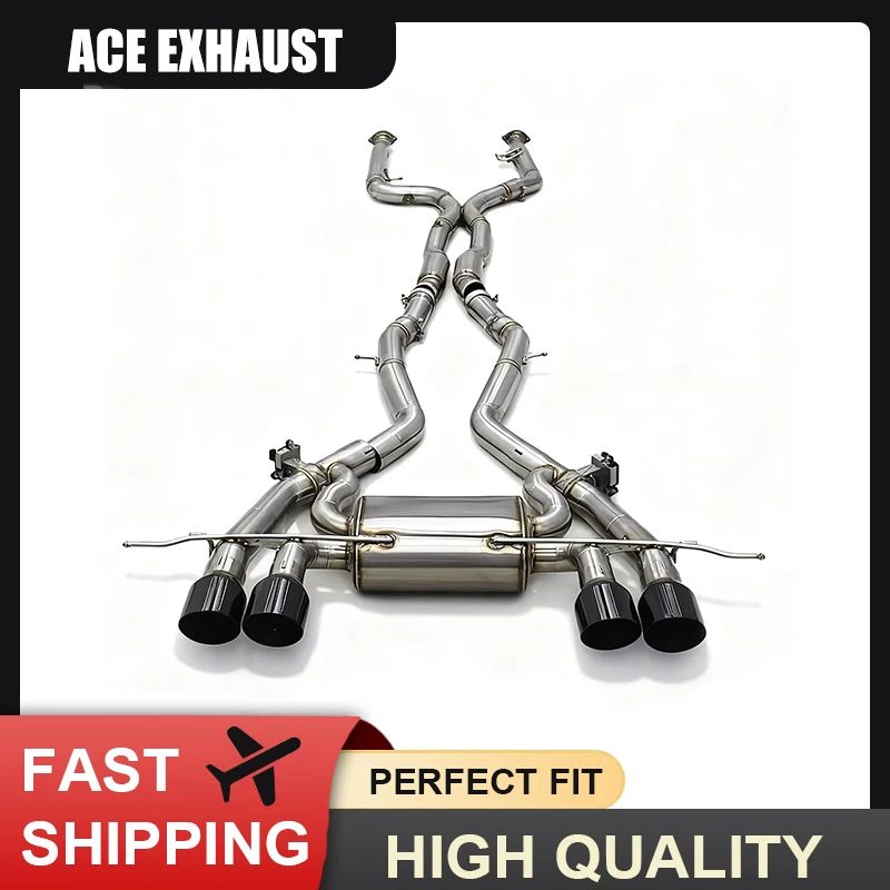 

ACE для BMW G80 M3 G82 M4 G87 M2 S58 3,0T, средняя длина, глушитель выхлопной трубы Catback Valvetronic, установка без потерь