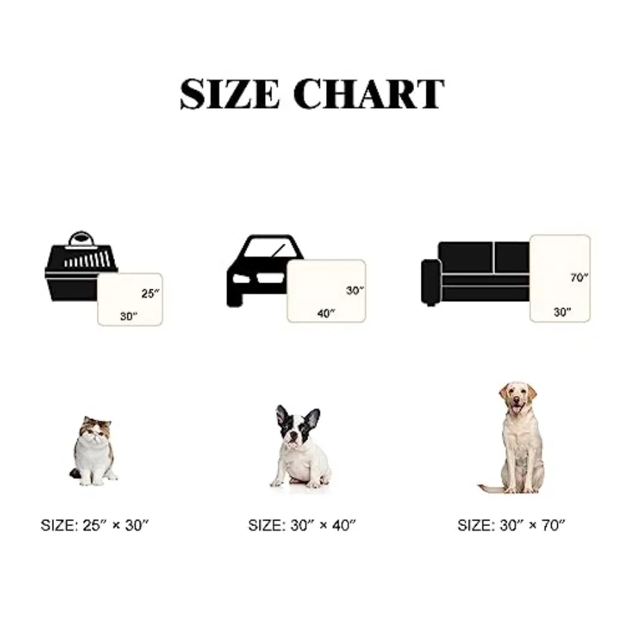 방수 세탁 가능 양면 셰르파 플리스 강아지 담요 (소형견용) 부드러운 플러시 강아지 담요 침대, 소파, 자동차에 이상적
