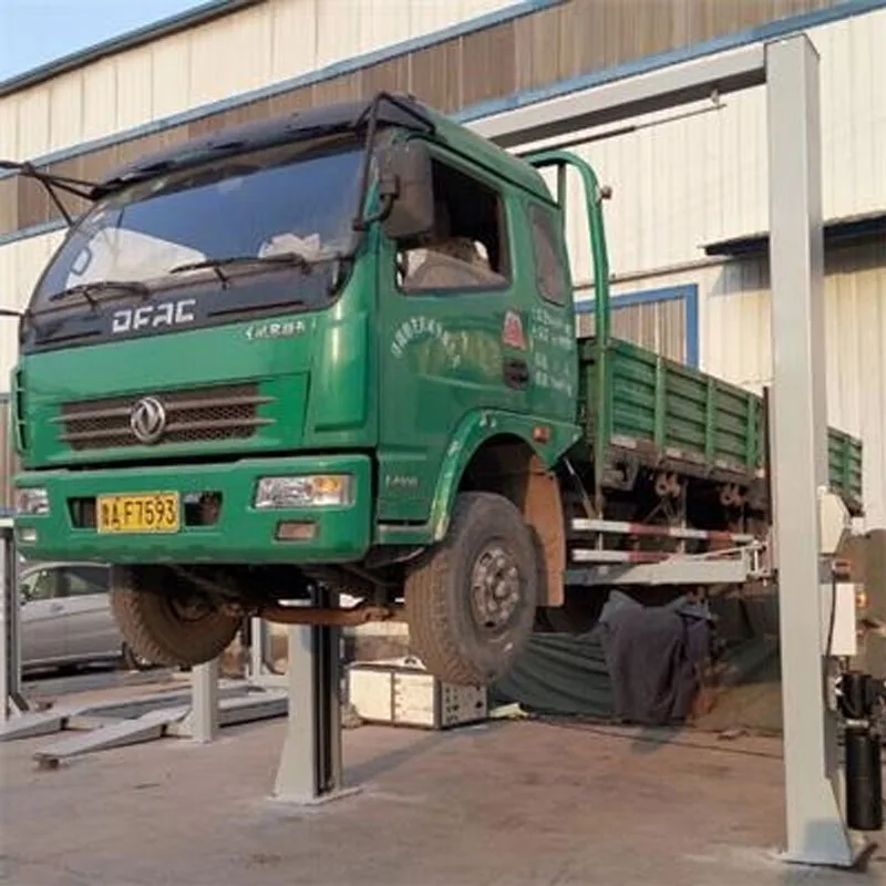 5 Tons Gantry Double Column Lifting Machine For Car and Truck Electrical Lock Release